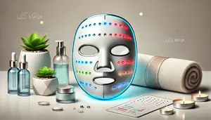 A detailed view of a Skincare LED Mask skincare LED mask